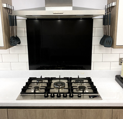 Black white gloss aluminium - black,