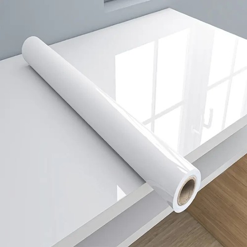 White gloss vinyl - white,