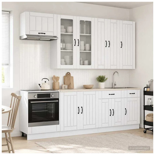 Kitchen unit 8pcs high gloss - 8pcs,