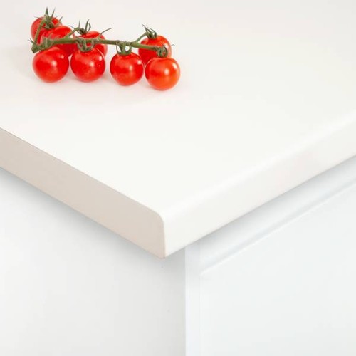 White laminate worktops - worktops,, semi