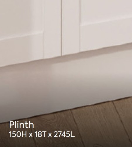 White gloss slab - white, replacement
