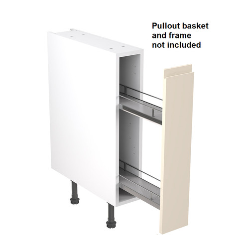 White flat pack kitchen - flat,