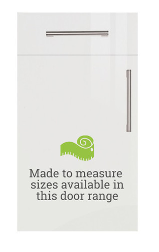 White gloss slab replacement - white,